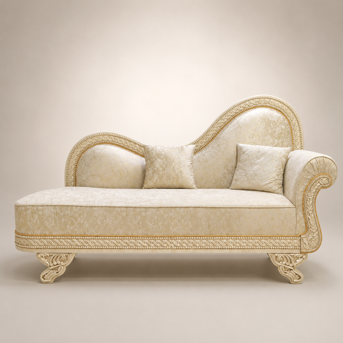 PPD High-Gloss Upholstered Divan