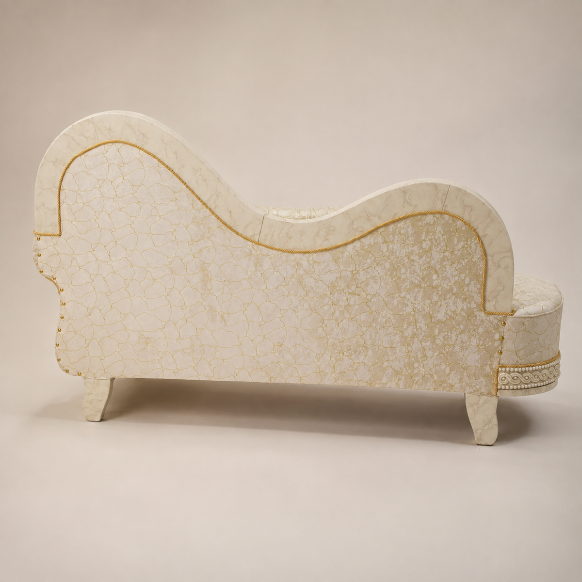 PPD High-Gloss Upholstered Divan
